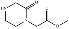 1-Piperazineaceticacid,2-oxo-,methylester(8CI) Struktur