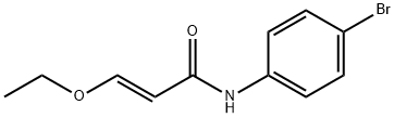 (2E)-N-(4-BROMOPHENYL)-3-ETHOXY-2-PROPENAMIDE 结构式