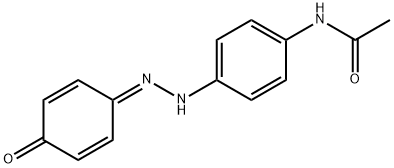 Acetamide,N-[4-[(4-oxo-2,5-cyclohexadien-1-ylidene)hydrazino]phenyl]- Struktur