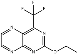 4-Trifluoromethyl-2-ethoxypteridine 结构式