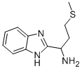 [1-(1H-苯并咪唑-2-基)-3-(甲巯基)丙基]胺 结构式
