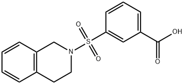 3-(3,4-Dihydroisoquinolin-2(1H)-ylsulphonyl)benzoic acid Structure