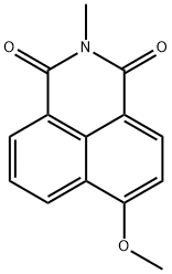 2-メチル-6-メトキシ-1H-ベンゾ[de]イソキノリン-1,3(2H)-ジオン 化学構造式