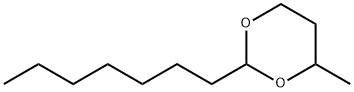 2-Heptyl-4-methyl-1,3-dioxane Struktur