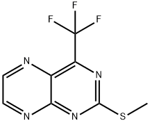 2-Methylthio-4-trifluoromethylpteridine 结构式