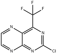 2-Chloro-4-trifluoromethylpteridine Structure