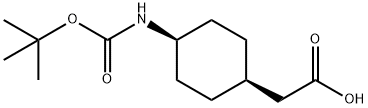 FMOC-CIS-1,4-AMINOCYCLOHEXYL ACETIC ACID Struktur