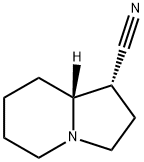 1-Indolizinecarbonitrile,octahydro-,(1R,8aR)-(9CI) Struktur