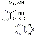 [(2,1,3-benzothiadiazol-4-ylsulfonyl)amino](phenyl)acetic acid Structure