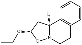 2H-Isoxazolo[3,2-a]isoquinoline,2-ethoxy-1,5,6,10b-tetrahydro-,(2S,10bS)-(9CI) 结构式
