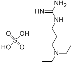 N-(3-二乙基氨丙基)胍硫酸盐 结构式