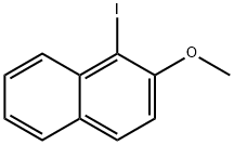 1-Iodo-2-methoxynaphthalene Struktur