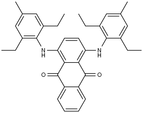 Solvent Blue 97 Struktur