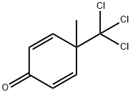 4-METHYL-4-TRICHLOROMETHYL-2,5-CYCLOHEXADIEN-1-ONE) Struktur