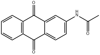 2-Acetylamino-9,10-anthraquinone Struktur