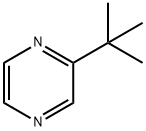 (1,1-ジメチルエチル)ピラジン 化学構造式