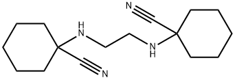 1-({2-[(1-CYANOCYCLOHEXYL)AMINO]ETHYL}AMINO)CYCLOHEXANECARBONITRILE Struktur