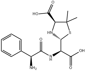 [2R-[2α[R*(R*)],4β]]-α-[(AMinophenylacetyl)aMino]-4-carboxy-5,5-diMethyl-2 Structure