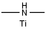 テトラキス(ジメチルアミノ)チタン(IV) 化学構造式