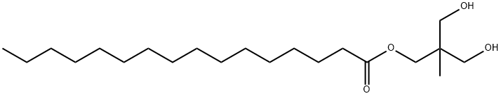 ヘキサデカン酸3-ヒドロキシ-2-(ヒドロキシメチル)-2-メチルプロピル 化学構造式