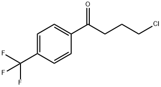 4-CHLORO-1-OXO-1-(4-TRIFLUOROMETHYLPHENYL)BUTANE Struktur