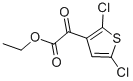 ETHYL (2,5-DICHLOROTHIEN-3-YL)(OXO)ACETATE Struktur