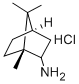 1,7,7-三甲基二环[2,2,1]戊-2-胺盐酸盐, 32768-19-7, 结构式