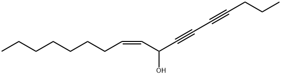 9-Heptadecene-4,6-diyn-8-ol, (Z) 结构式