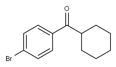 (4-溴苯基)(环己基)甲酮 结构式