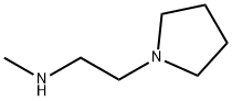 N-メチル-2-ピロリジン-1-イルエタンアミン DIHYDROCHLORIDE 化学構造式