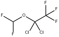 1,1-DICHLORO-2,2,2-TRIFLUOROETHYL DIFLUOROMETHYL ETHER 结构式