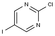 2-クロロ-5-ヨードピリミジン 化学構造式