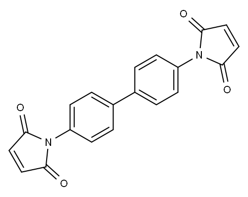 4,4'-Bis(maleimido)-1,1'-biphenyl Struktur