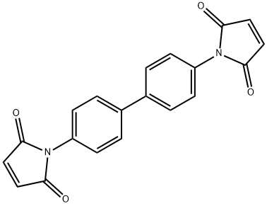 4,4'-二(马来酰亚胺基)-1,1'-联苯,3278-30-6,结构式