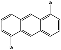 1,5-DIBROMOANTHRACENE Structure