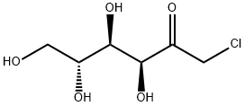 1-クロロ-1-デオキシ-D-フルクトース 化学構造式