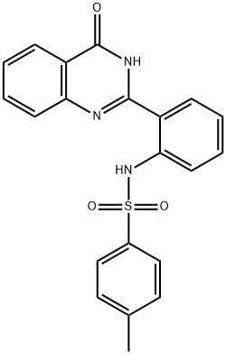 N-[2-[(1,4-Dihydro-4-oxoquinazolin)-2-yl]phenyl]-4-methylbenzenesulfonamide Structure