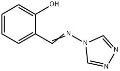 1,2,4-Triazole, 4-salicylideneamino- Structure