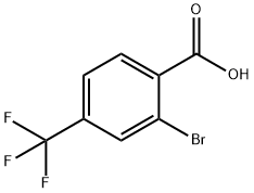2-bromo-4-(trifluoromethyl)benzoic acid Struktur