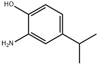 Phenol, 2-amino-4-(1-methylethyl)- (9CI) Structure