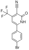 3-Cyano-4-trifluoromethyl-6-(4''-bromophenyl)pyridine-2-one