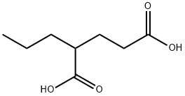 2-プロピルペンタン二酸 化学構造式