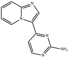 2-PyriMidinaMine, 4-iMidazo[1,2-a]pyridin-3-yl- Structure