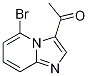 Ethanone, 1-(5-broMoiMidazo[1,2-a]pyridin-3-yl)- Structure