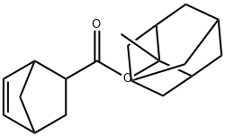 5-Norbornene-2-carboxylic 2-methyl-2-adamantyl ester Struktur