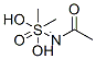 S,S-ジメチル-N-アセチルスルフィミン 化学構造式