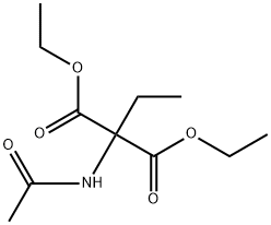 Diethyl 2-Ethyl-2-acetamidomalonate Structure