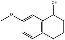 1-Hydroxy-7-Methoxy-1,2,3,4-tetrahydronaphthalene Struktur