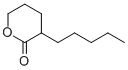 tetrahydro-3-pentyl-2H-pyran-2-one 结构式