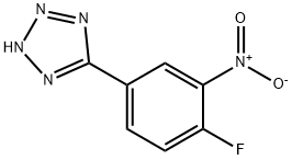 5-(3-硝基-4-氟苯基)-2H-四唑, 328244-35-5, 结构式